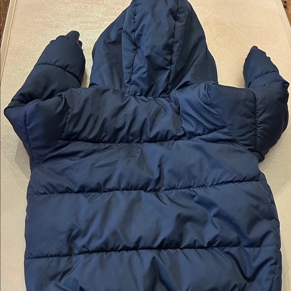 Old Navy Dark Blue Kids Puffer Jacket - Picture 6 of 7